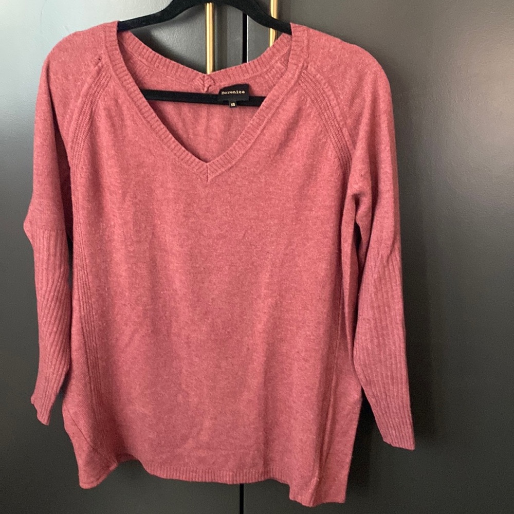 Berenice cashmere sweater dark pink